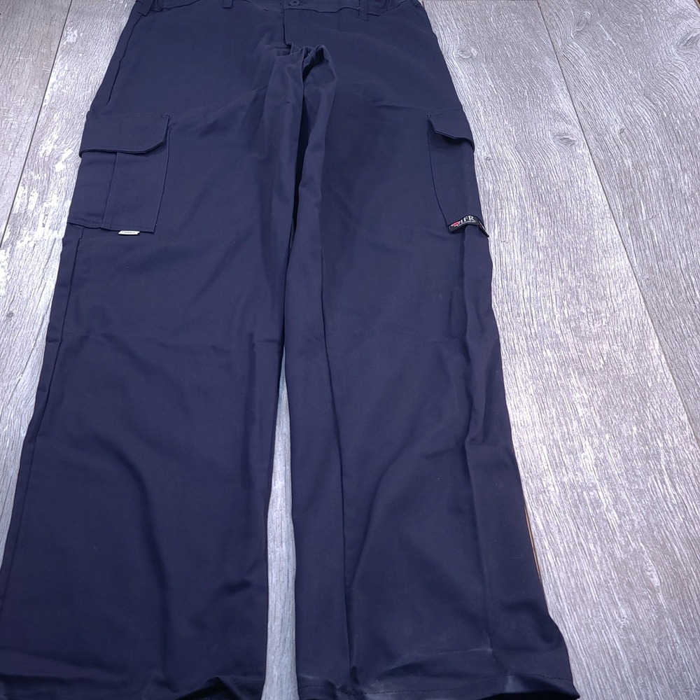 IFR Workwear Cargo Pants Mens 40 Navy Blue Flame Resistant FR CAT 2 NFPA 2112